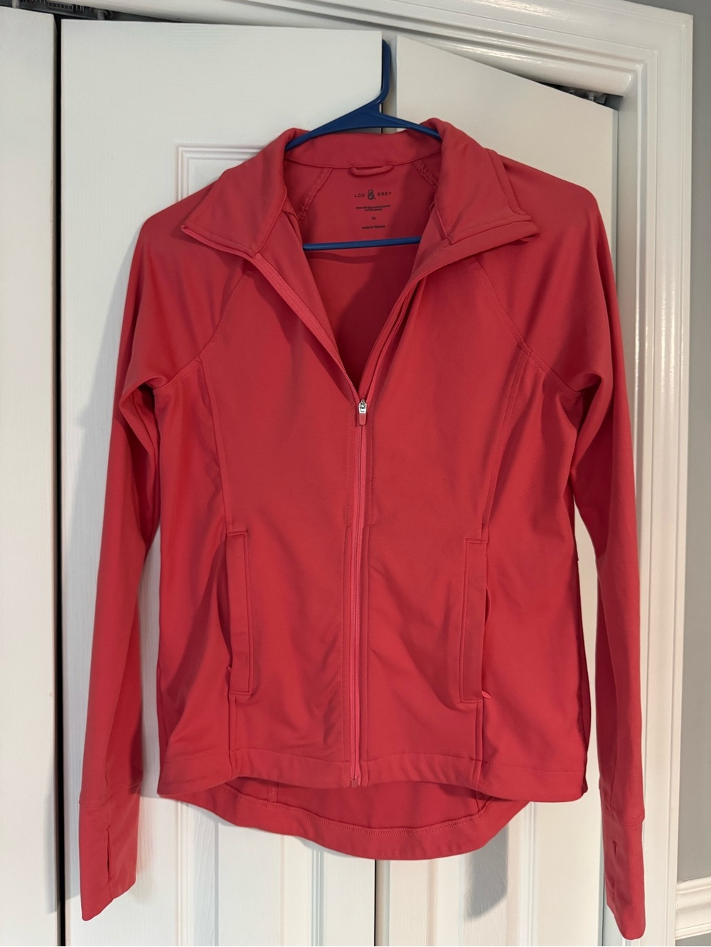 Lou & Grey Coral Zip-Front Utility Jacket